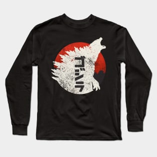 Kaiju Through Japan Long Sleeve T-Shirt